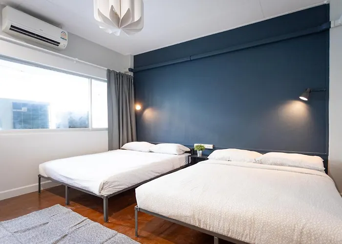 아파트 A4 Cosy Twin Large Beds - Silom *