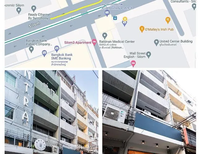 아파트 A4 Cosy Twin Large Beds - Silom 방콕